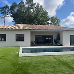 빌라 Prestigious Between Vignobles Ocean And Bordeaux Avec Piscine