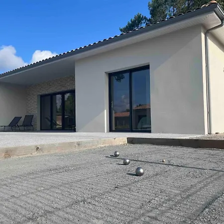 빌라 Prestigious Between Vignobles Ocean And Bordeaux Avec Piscine